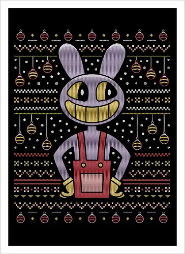 Jax Purple Rabbit Ugly Sweater