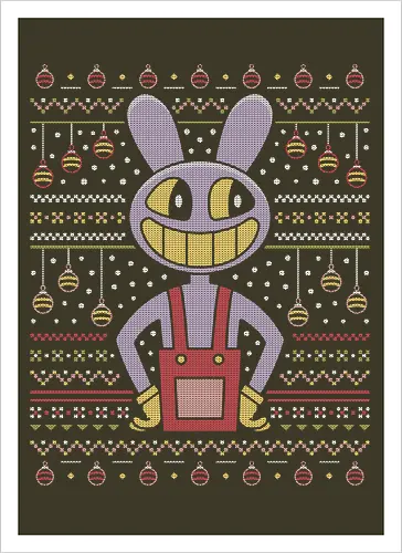 Jax Purple Rabbit Ugly Sweater