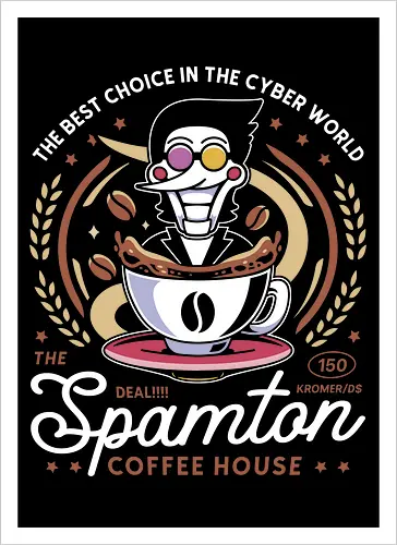 Spamton Coffee Emblem