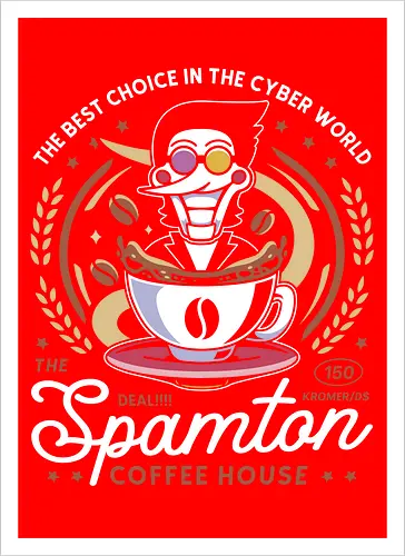 Spamton Coffee Emblem
