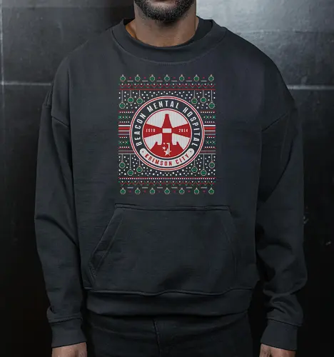 Beacon Mental Hospital Ugly Sweater