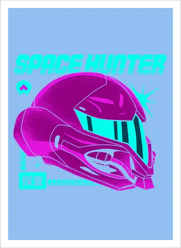 Space Hunter Neon Helmet
