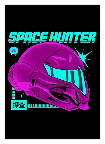 Space Hunter Neon Helmet