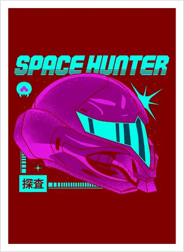 Space Hunter Neon Helmet