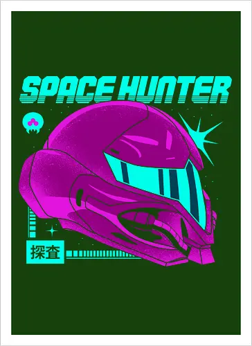 Space Hunter Neon Helmet
