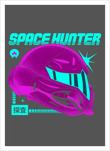 Space Hunter Neon Helmet
