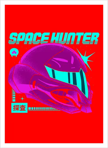 Space Hunter Neon Helmet