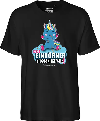 Einhorn - weiß - Fairtrade T-Shirt