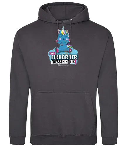Einhorn - weiß - Standard Hoodie