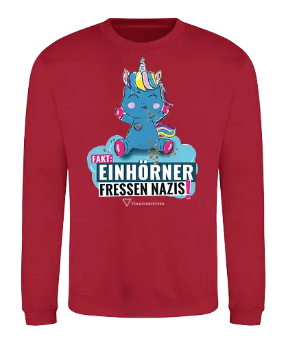 Einhorn - weiß - Sweatshirt