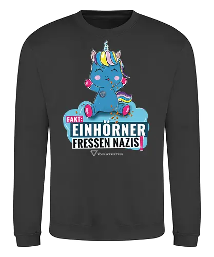 Einhorn - weiß - Sweatshirt
