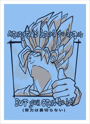 Manga is hard to draw