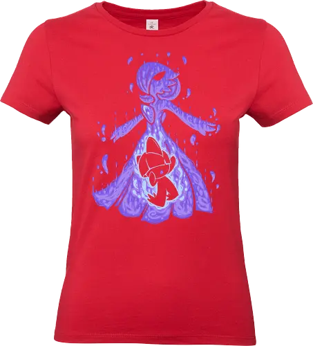 The Psychic Dancer Within - game, video game, gaming, silhouette, dancer, psychic - Standard T-Shirt (Women)