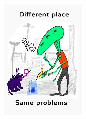 Different place, same problems