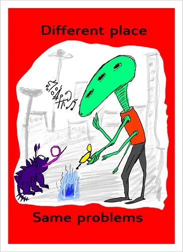 Different place, same problems