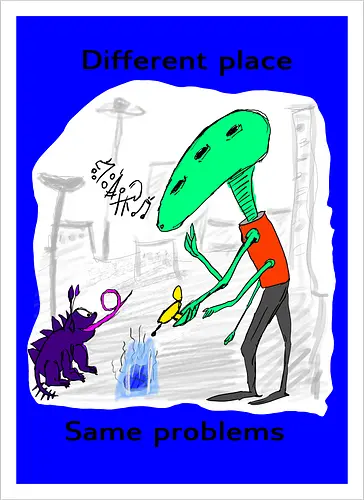 Different place, same problems