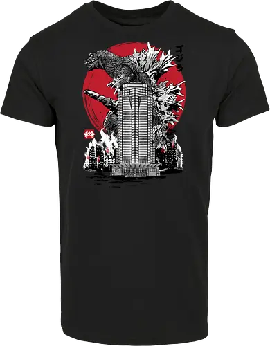 Classic kaiju attack on Nakatomi plaza