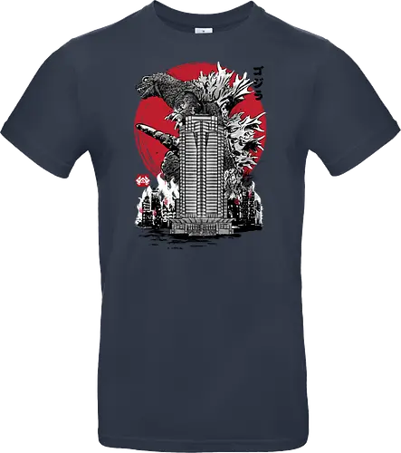 Classic kaiju attack on Nakatomi plaza