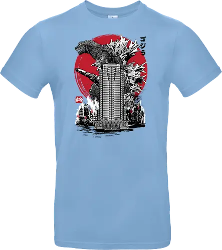 Classic kaiju attack on Nakatomi plaza