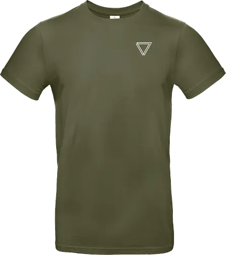 Einhorn - Backprint (weiß) - Standard T-Shirt