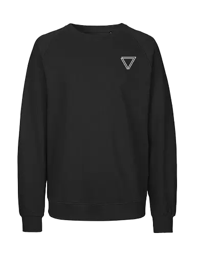 Einhorn - Backprint (weiß) - Fairtrade Sweatshirt