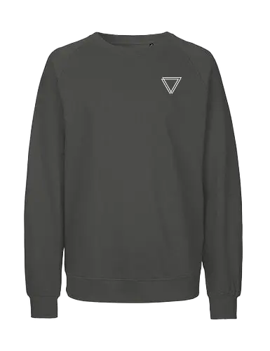 Einhorn - Backprint (weiß) - Fairtrade Sweatshirt