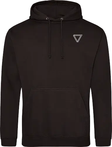 Einhorn - Backprint (weiß) - Standard Hoodie