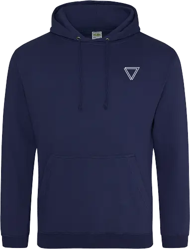 Einhorn - Backprint (weiß) - Standard Hoodie
