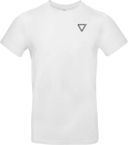 Einhorn - Backprint (schwarz) - Standard T-Shirt