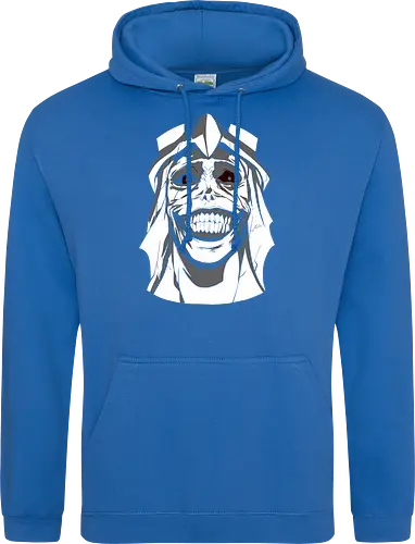  Smiling Statue of Fear - Solo Leveling, God Statue, D-Rank Dungeon, manhwa, anime, fear, sinister smile, haunting, Jinwoo, antagonist, fan art, t-shirt design, art print, cool graphic, dark fantasy, iconic monster - Standard Hoodie