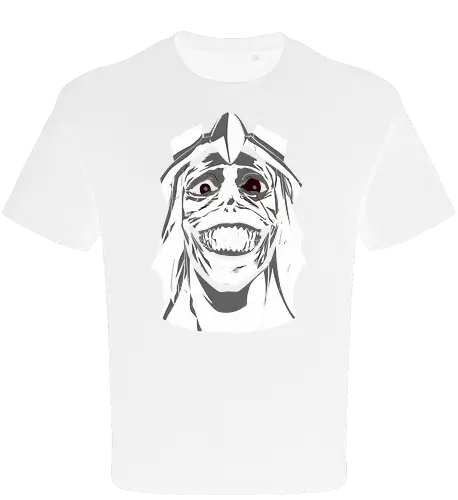  Smiling Statue of Fear - Solo Leveling, God Statue, D-Rank Dungeon, manhwa, anime, fear, sinister smile, haunting, Jinwoo, antagonist, fan art, t-shirt design, art print, cool graphic, dark fantasy, iconic monster - Oversize T-Shirt