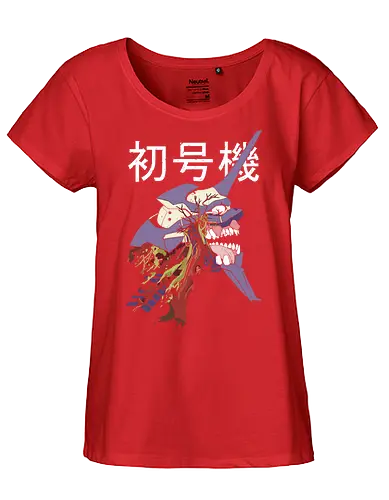  EVA Unit 01: Berserk Anatomy - EVA Unit 01, Evangelion, NGE, mecha, visceral, psychological horror, anatomy, Shinji Ikari, Berserk, fan art, t-shirt design, art print, cool anime art, geek art, iconic, disturbing. - Fairtrade Girl Shirt