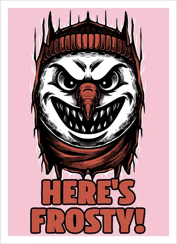 Snowman Horror Door Movie