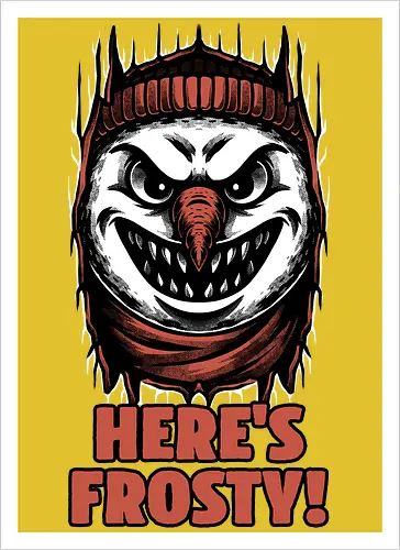 Snowman Horror Door Movie