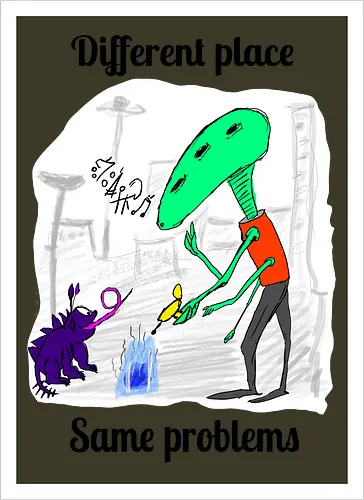 Different place, same problems