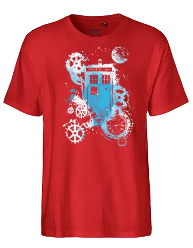 Time and space machine - Doctor, dr who, tardis, TV, TV show, pop culture, scifi - Fairtrade T-Shirt