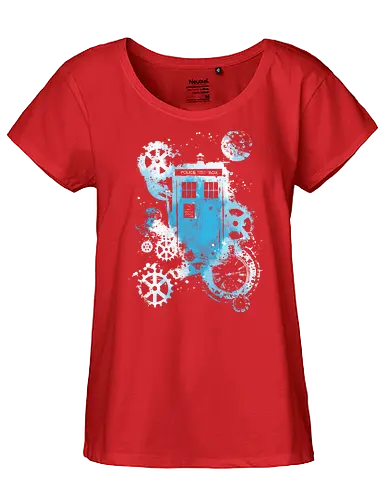 Time and space machine - Doctor, dr who, tardis, TV, TV show, pop culture, scifi - Fairtrade Girl Shirt