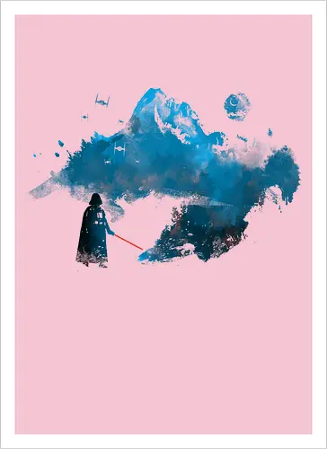 Dark side of the winter - scifi, winter, movie character, Villain, pop culture - Artprint