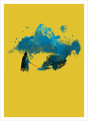Dark side of the winter - scifi, winter, movie character, Villain, pop culture - Artprint