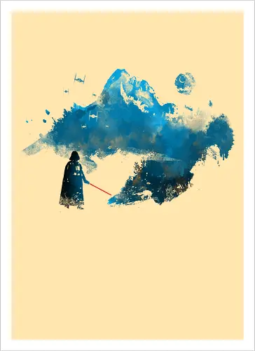 Dark side of the winter - scifi, winter, movie character, Villain, pop culture - Artprint