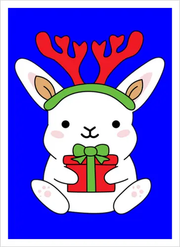  Rabbit With Gift 