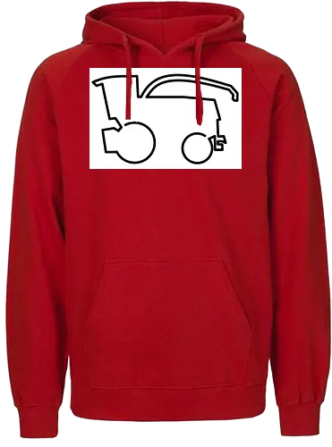 Logo einfach - Fairtrade Hoodie