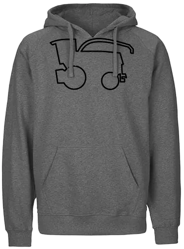 Logo Einfach ohne Hintergrund - Fairtrade Hoodie