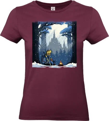 Snowy Quest - Legend, Hero of Time, Master sword, Hero of Time, Castle, Game - Standard T-Shirt (Women)