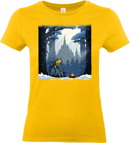 Snowy Quest - Legend, Hero of Time, Master sword, Hero of Time, Castle, Game - Standard T-Shirt (Women)