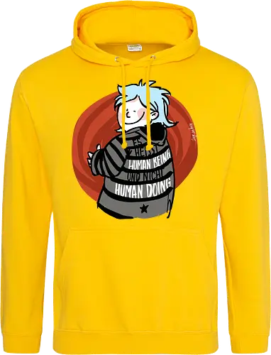 Es heißt human being - nicht human doing! 