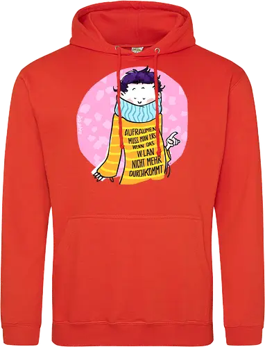 Aufräumen muss man erst, wenn das WLan nicht mehr durchkommt