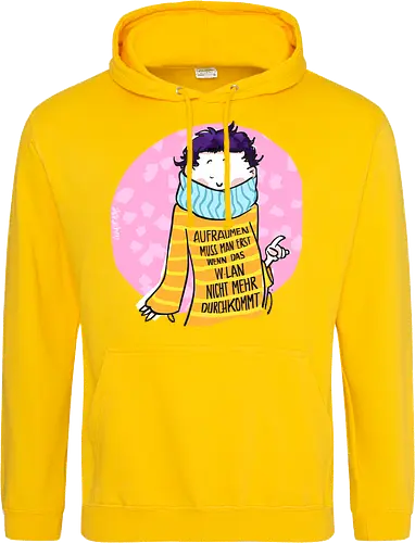 Aufräumen muss man erst, wenn das WLan nicht mehr durchkommt