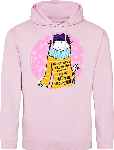 Aufräumen muss man erst, wenn das WLan nicht mehr durchkommt