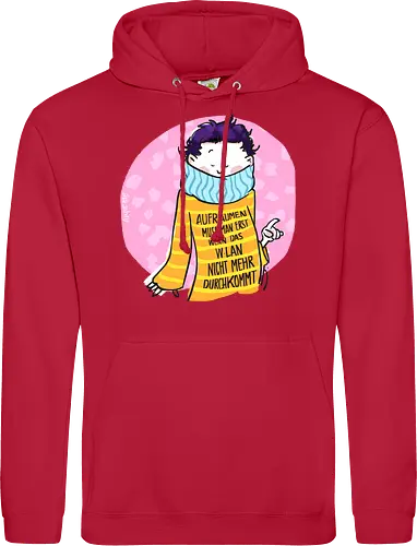 Aufräumen muss man erst, wenn das WLan nicht mehr durchkommt